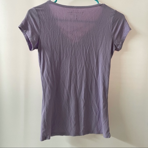 Ribbed lilac top - Picture 3 of 3